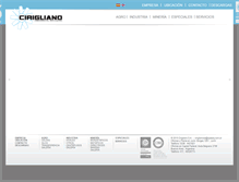 Tablet Screenshot of cirigliano.com.ar